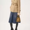 Petit sac cabas Chloé Spin en cuir suédé