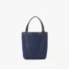 Petit sac cabas Chloé Spin en denim