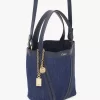 Petit sac cabas Chloé Spin en denim