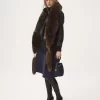 Petit sac cabas Chloé Spin en denim