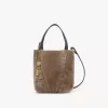 Petit sac cabas Chloé Spin en peau lainée