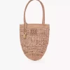 Petit sac cabas Summer Banana en raphia