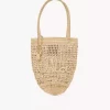 Petit sac cabas Summer Banana en raphia
