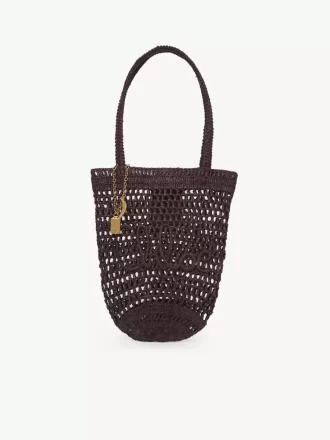 Petit sac cabas Summer Banana en raphia