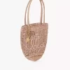Petit sac cabas Summer Banana en raphia