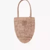 Petit sac cabas Summer Banana en raphia
