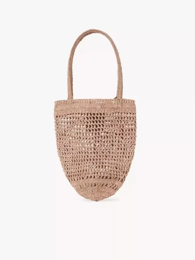 Petit sac cabas Summer Banana en raphia