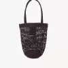 Petit sac cabas Summer Banana en raphia