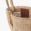 Petit sac cabas Summer Banana en raphia
