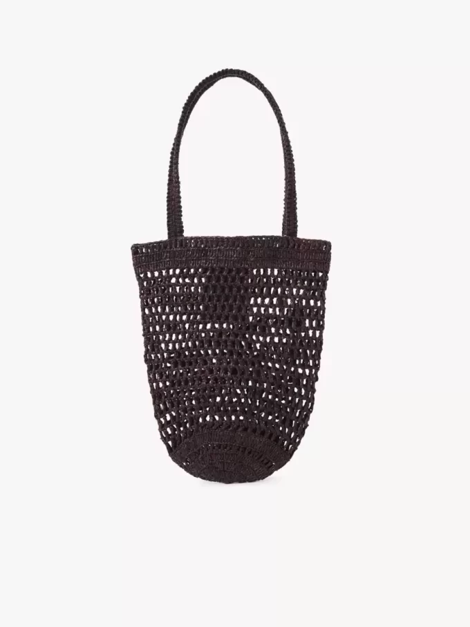 Petit sac cabas Summer Banana en raphia