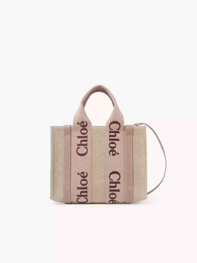 Petit sac cabas Woody en lin