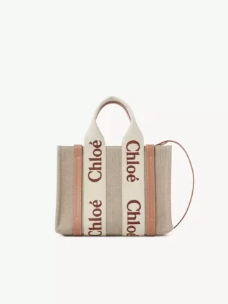 Petit sac cabas Woody en lin