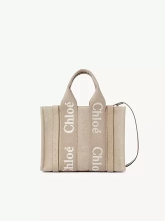 Petit sac cabas Woody en lin