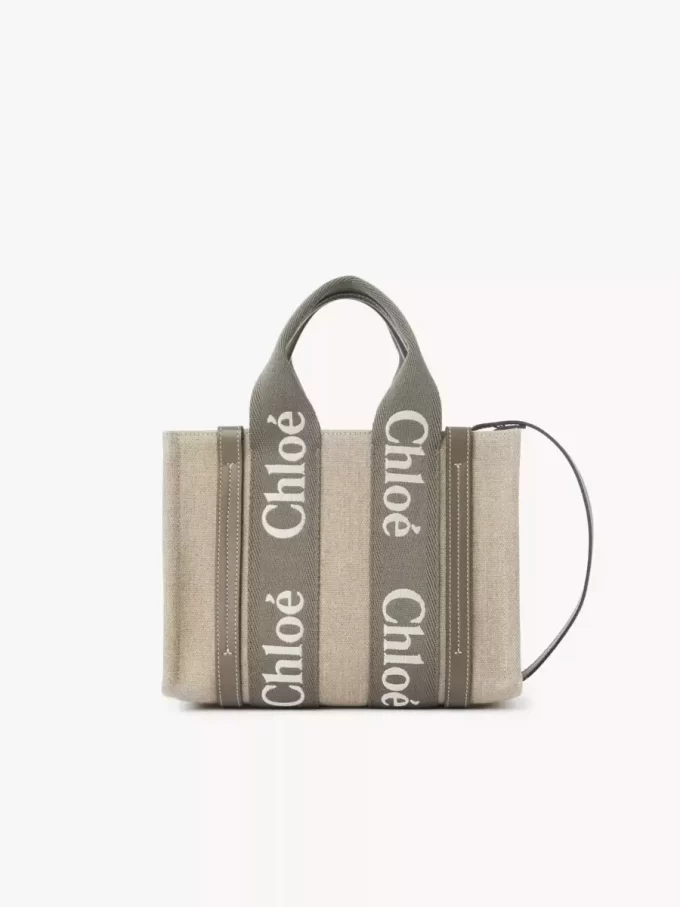 Petit sac cabas Woody en lin