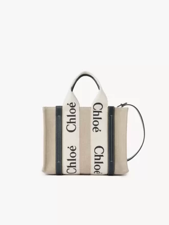 Petit sac cabas Woody en lin