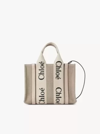 Petit sac cabas Woody en lin