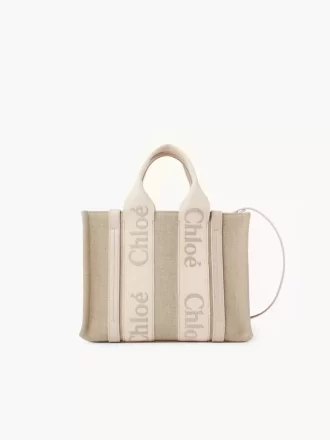 Petit sac cabas Woody en lin