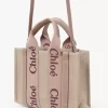 Petit sac cabas Woody en lin