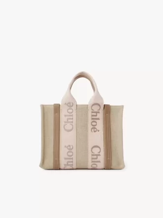 Petit sac cabas Woody en lin