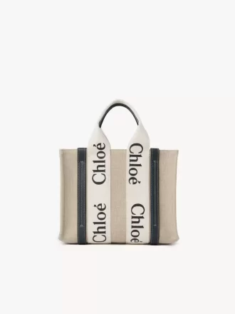 Petit sac cabas Woody en lin