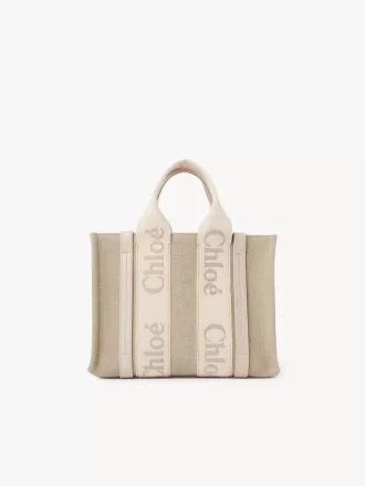 Petit sac cabas Woody en lin