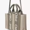 Petit sac cabas Woody en lin