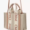 Petit sac cabas Woody en lin