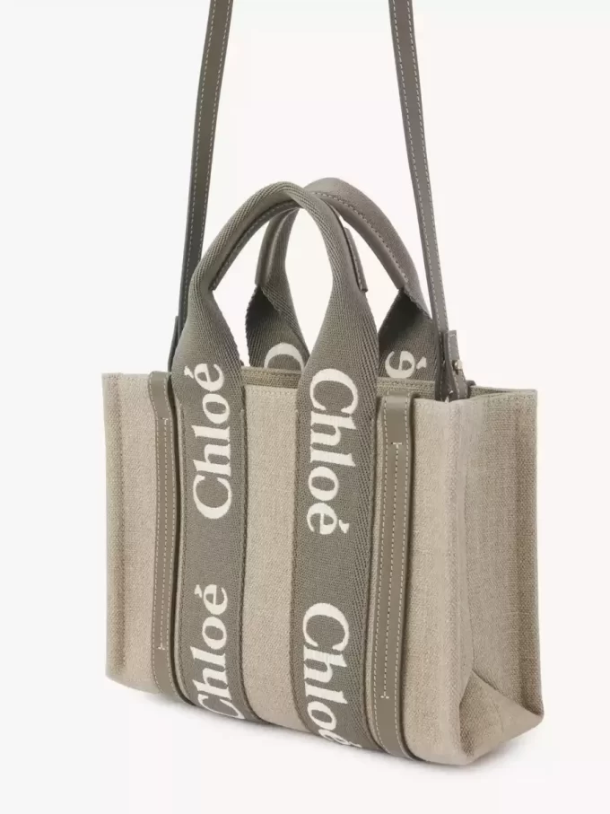 Petit sac cabas Woody en lin