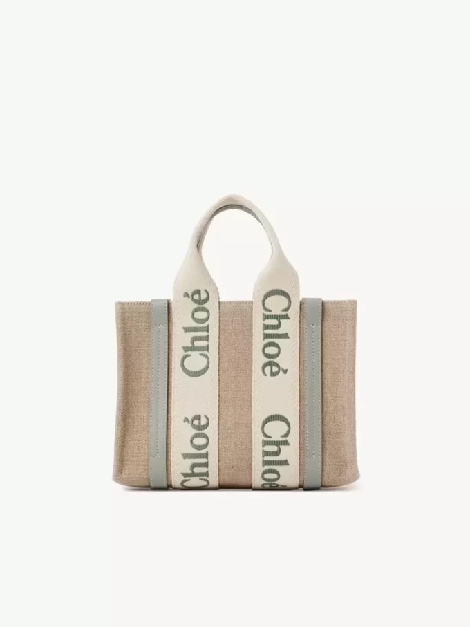 Petit sac cabas Woody en lin
