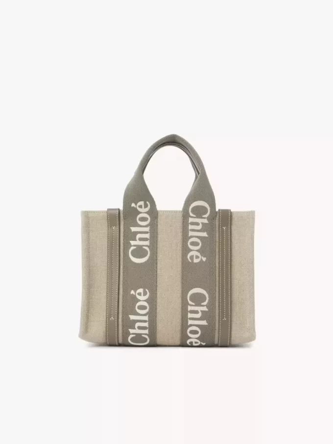 Petit sac cabas Woody en lin