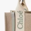 Petit sac cabas Woody en lin