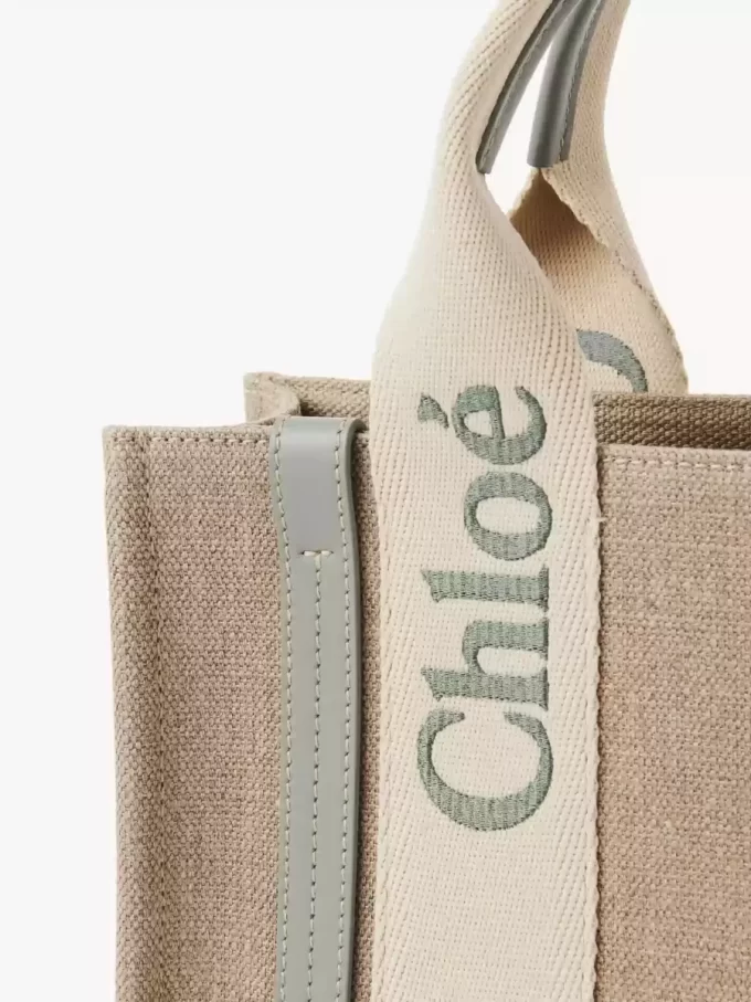 Petit sac cabas Woody en lin