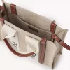 Petit sac cabas Woody en lin