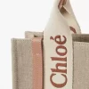 Petit sac cabas Woody en lin