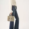 Petit sac cabas Woody en lin