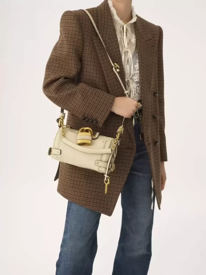 Petit sac chaîne Paddington en cuir grainé Petit sac chaîne Paddington en cuir grainé