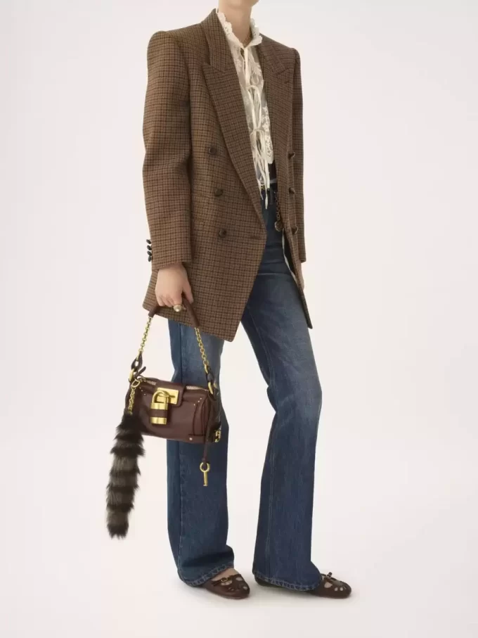 Petit sac chaîne Paddington en cuir grainé Petit sac chaîne Paddington en cuir grainé