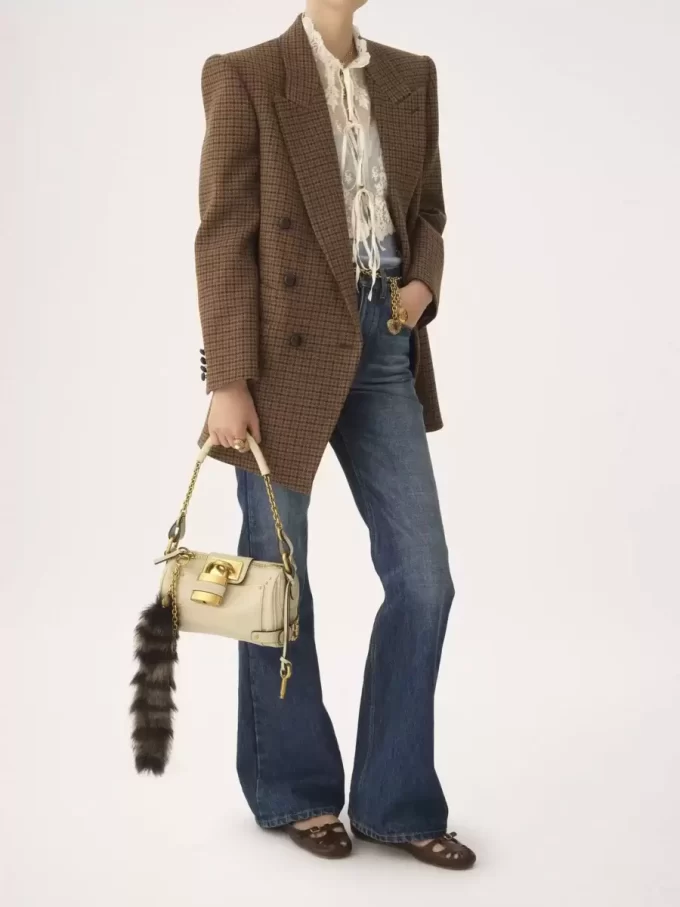 Petit sac chaîne Paddington en cuir grainé Petit sac chaîne Paddington en cuir grainé