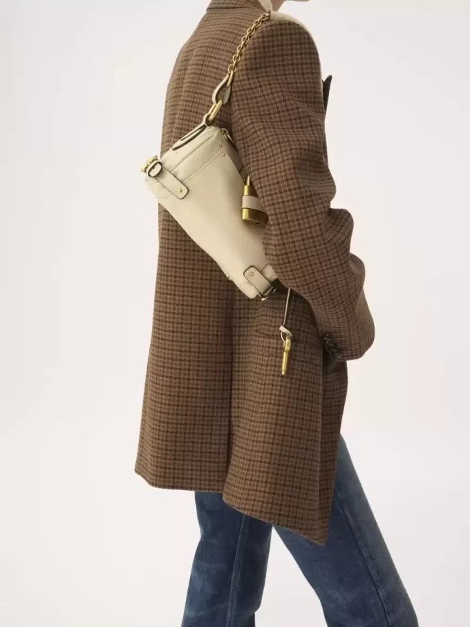 Petit sac chaîne Paddington en cuir grainé Petit sac chaîne Paddington en cuir grainé