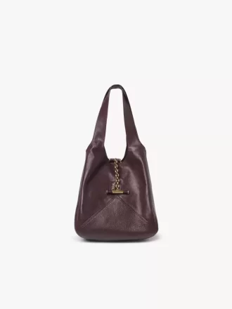 Petit sac Chloé Balloon en cuir grainé