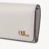 Petit sac Chloé Iconic à trois volets avec poche à monnaie en cuir grainé