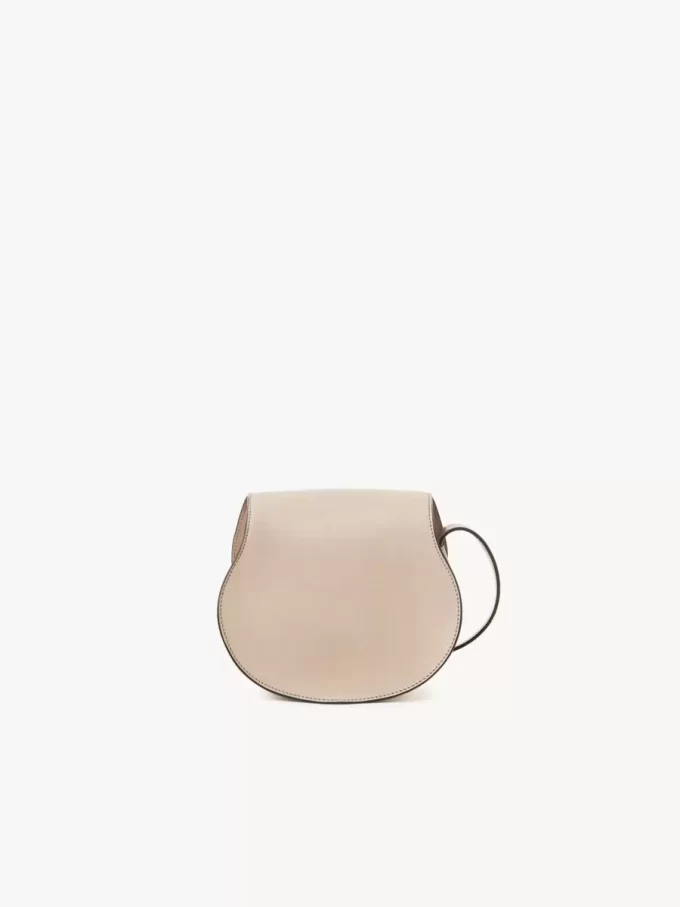 Petit sac de selle Marcie en cuir brillant Petit sac de selle Marcie en cuir brillant