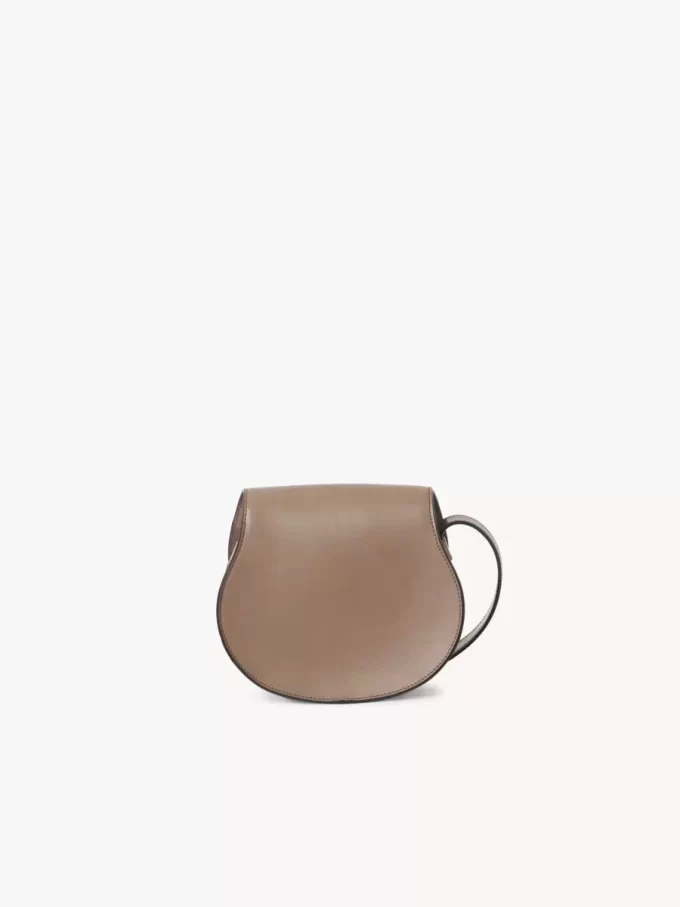 Petit sac de selle Marcie en cuir brillant Petit sac de selle Marcie en cuir brillant