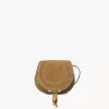Petit sac de selle Marcie en cuir suédé Petit sac de selle Marcie en cuir suédé