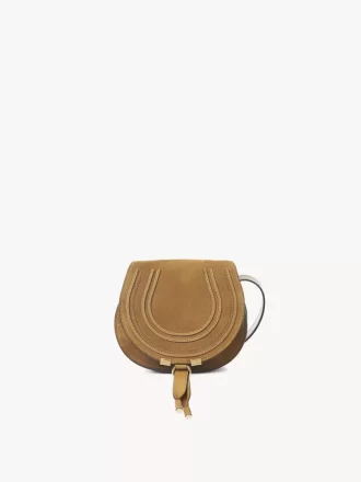 Petit sac de selle Marcie en cuir suédé