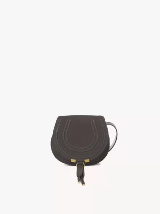 Petit sac de selle Marcie en cuir suédé