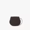 Petit sac de selle Marcie en cuir suédé Petit sac de selle Marcie en cuir suédé