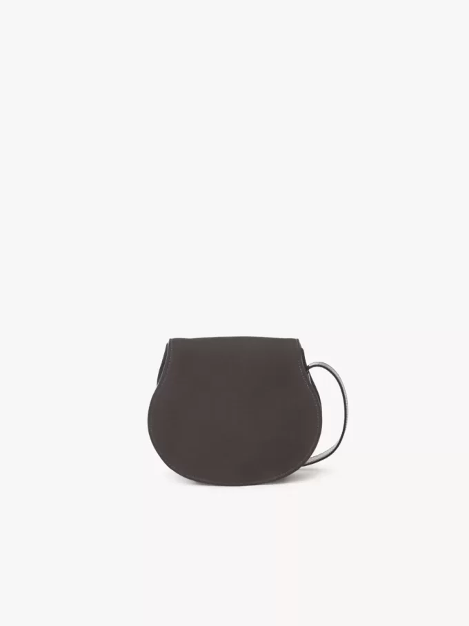 Petit sac de selle Marcie en cuir suédé Petit sac de selle Marcie en cuir suédé