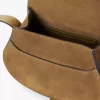 Petit sac de selle Marcie en cuir suédé Petit sac de selle Marcie en cuir suédé