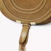 Petit sac de selle Marcie en cuir suédé Petit sac de selle Marcie en cuir suédé